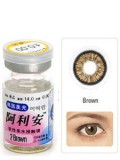 美光阿利安双色棕隐形眼镜