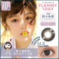 FLANMY日抛彩色隐形眼镜10片装爵士黑松饼