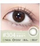 EYEQUE日抛304茶里茶气美瞳10片装小直径混血隐形眼镜韩系