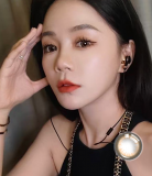 [超薄非离子10片]Eyeque爱可优粉水美瞳日抛高度数103人间半杯新升级