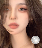 [超薄非离子10片]Eyeque爱可优粉水美瞳日抛高度数101月夜独酌新升级