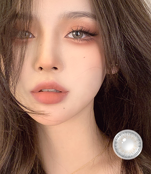 [超薄非离子10片]Eyeque爱可优粉水美瞳日抛高度数101月夜独酌新升级
